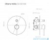 Oltens Molle bateria prysznicowa podtynkowa czarny mat 34100300